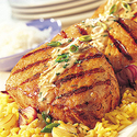 Pina Colada Pork Chops